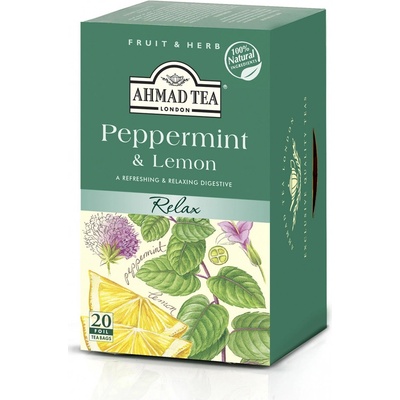 Ahmad Tea Máta s citrónem 20 x 1,5 g