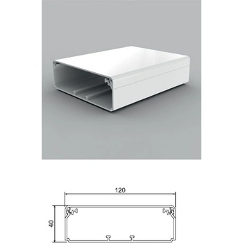 EKD Pvc кабелен канал ekd 120х40 мм (0107420002)