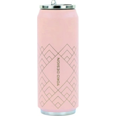 Yoko Design termohrnek 500 ml Art Deco růžový