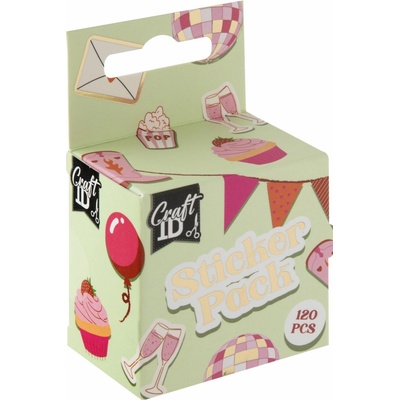 Grafix samolepky na roli 120 ks cupcake