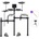 Roland TD-02K Basic SET White Комплект електронни барабани (TD-02K-BASIC-SET)