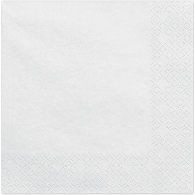 Party Papierové servítky biele 33x33 cm 20 ks