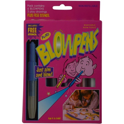 Пръскащи флумастери 6 цвята