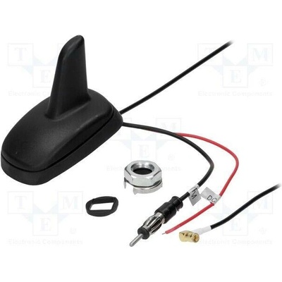 4CARMEDIA ANT.S02.03 Antenna: automotive; SHARK; AM,FM,GPS; DIN,SMB-B; 12VDC; RG174