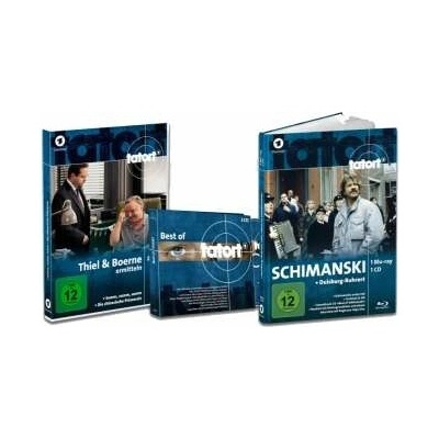 Various - Tatort Schimanski (Blu-ray & Cd Im Mediabook) / Thiel & Boerne Ermitteln (2er Dvd-box) / Best Of Tatort (3er Cd-special) 4 CD + 2 DVD + Blu-ray