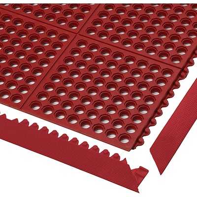 Notrax 550RD Cushion Ease Red Protiúnavová rohož pre potravinársky priemysel- 91 x 91 cm