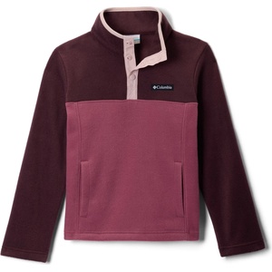 Columbia Детски поларен пуловер Columbia Kid's Steens Mtn II 1/4 Snap Fleece Pull-Over Fleece jumper - Antique Mauve / Moonvista / Mineral Pink - размер XXS (704-4214-1011)