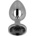 Ohmama Anal Plug Metal Black 7cm