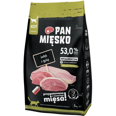 Pan Mięsko Пуйка с гъска s 5 кг за котки