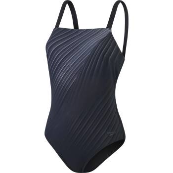 Speedo Бански костюм Speedo Women's Spdscu One Piece Swimsuit - Black/Grey
