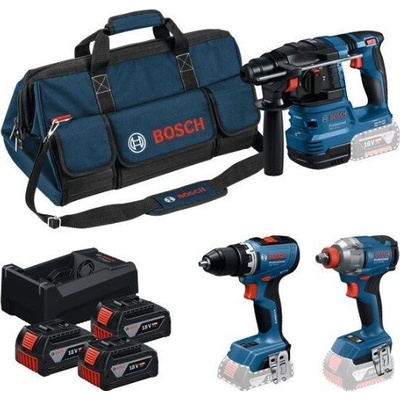 BOSCH GSR 18V-65 + GDX 18V-285 + GBH 18V-22 0615A50093
