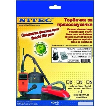 NITEK Торбички за прахосмукачки , код Т102 clatronic, philips (Т102)