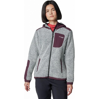 Columbia Arctic Crest Sherpa Full Zip W 2089034607 moonvista/white