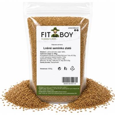FITBOY Ľanové semienko zlaté 5000 g