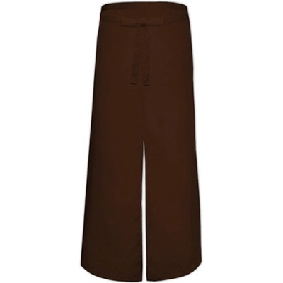 Link Kitchen Wear Bistro zástera s rázporkom X962 Brown 100 x 100 cm