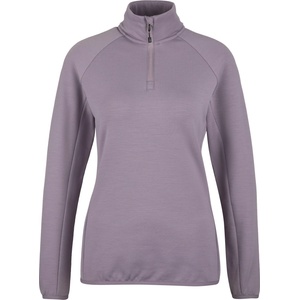 Heber Peak Дамски вълнен пуловер Heber Peak Women's MerinoBlend SaplingHe. II Half Zip Jumper - Plum Grey (105-6172-0214)