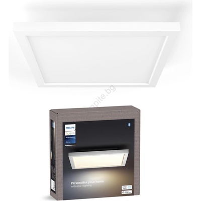 Philips - Димируем LED таванен плафон Hue AURELLE LED/19W/230V 30x30 cm бял (P6837)