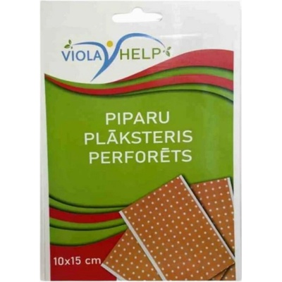 HealthNA ViolaHerb Kapsaicínová hrejivá náplasť s výťažkom z papriky 10 x 15 cm