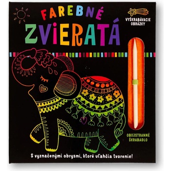 Farebné zvieratá Vyškrabávacie obrázky