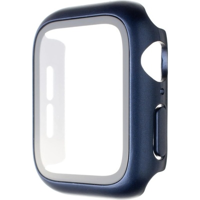 FIXED Ochranné pouzdro Pure+ s temperovaným sklem pro Apple Watch 41mm modré FIXPUW+-817-BL