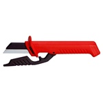 KNIPEX Кабелен нож с предпазител, сменяемо острие, vde 1000v (k9856)