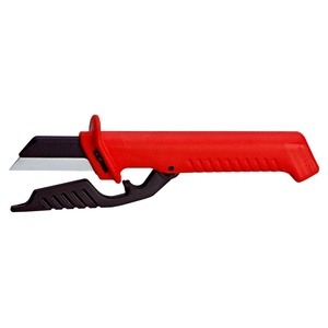 KNIPEX Кабелен нож с предпазител, сменяемо острие, vde 1000v (k9856)
