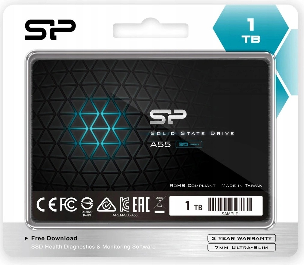 Silicon Power Ace A55 1TB, 2.5'', SATA III, SP001TBSS3A55S25