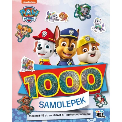 1000 samolepek s aktivitami Tlapková patrola – Zboží Dáma