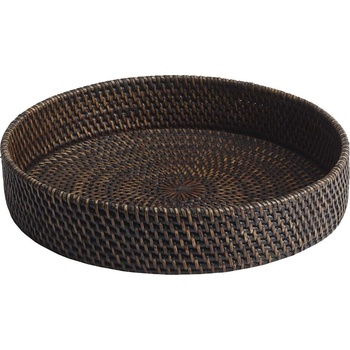 Aquanova Декоративен поднос Cino кръгъл тъмнокафяв (CINTRR-538)