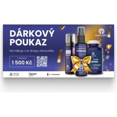 Renovality Dárkový poukaz 1500 Kč
