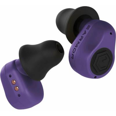 EARMOR špunty do uší elektronické M23T AI ASSISTENT s BlueTooth FIALOVÉ