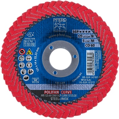 Pferd Brúsny lamelový kotúč 125 x 22,2 mm 60 4007220790168