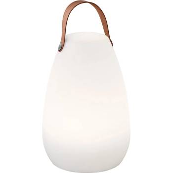 Fischer & Honsel LED настолна лампа в бяло и кафяво (височина 26 cm) Ruby - Fischer & Honsel (850143)