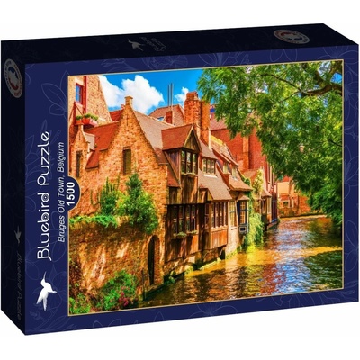 BlueBird Staré mesto Bruggy Belgicko 1500 dielov