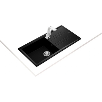 Teka Stone 60 L-TG ЧЕРНА Гранитна мивка, обръщаема, за шкаф 60 см (М.1020.ЧЕ)
