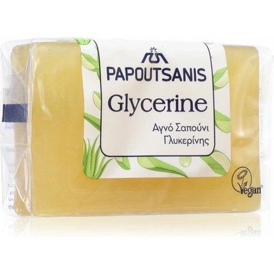 Papoutsanis tuhé mydlo na telo Glycerine Green 125 g