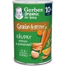 GERBER Organic chrumky s mrkvou a pomarančom 35 g