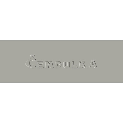 Zdrhovadlo zip plastový 20cm nedělitelný šíře 6mm šedá