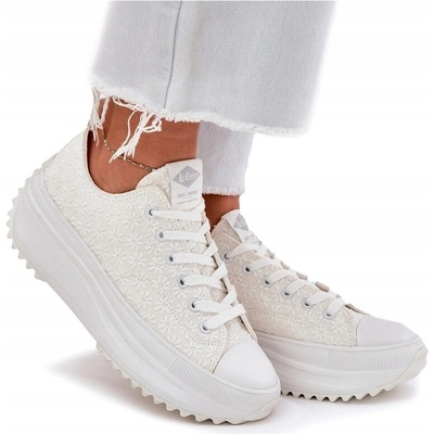 Lee Cooper dámske tenisky CANVAS biela