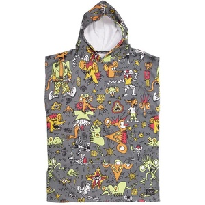 Ocean & earth Irvine Hooded Youth poncho - Multicolor (Grey)