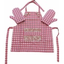 CEDR dětská sada obsahující zástěru a 2 chňapky