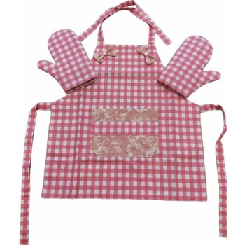 CEDR dětská sada obsahující zástěru a 2 chňapky