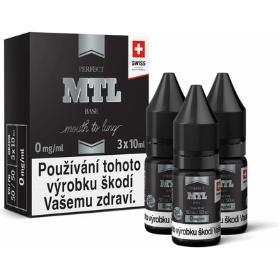 JustVape MTL 50VG/50PG 3 x 10 ml 0 mg