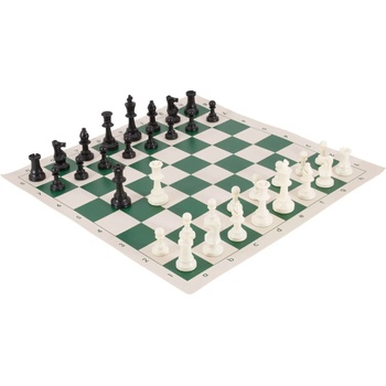 Shakhmaten magazin Шахматен комплект - голям, зелен (пълен)