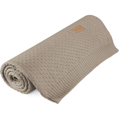 Beztroska Pletená deka do kočárku Beige