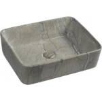 SAPHO Dalma 48x38 cm grey marble (MM513)