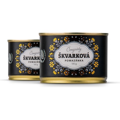 Čongrády Škvarková pomazánka 180 g – Zboží Dáma