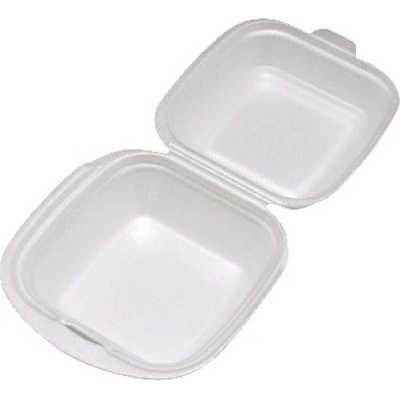 COpack - Menu box na hamburger velký, bílý 155 x 155 x 80 mm (125 ks)