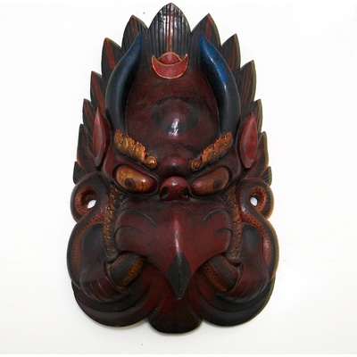 Maska dřevo Garuda 73 cm