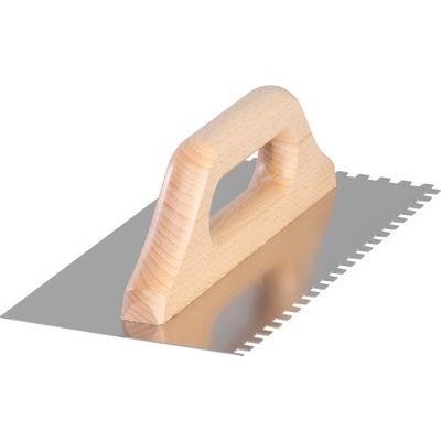 Hladítko Strend Pro Premium, HardWood, drevená rúčka, 270x130 mm, e6 mm, 0,7 mm, nerez